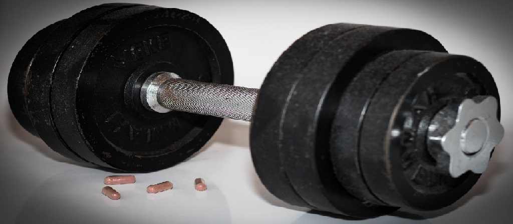 Dumbbell and Pills