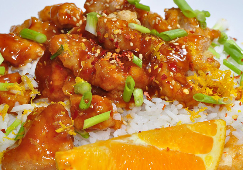 orange chicken