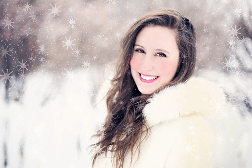 woman smiling